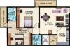 Keystone Properties Anjan Blossom (2BHK+2T (1,270 sq ft) 1270 sq ft)