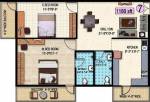 Keystone Properties Anjan Blossom (2BHK+2T (1,180 sq ft) 1180 sq ft)
