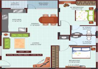 5 Elements Pranavi Pride (2BHK+2T (1,205 sq ft) 1205 sq ft) 5 Elements Pranavi Pride (2BHK+2T (1,205 sq ft) 1205 sq ft)