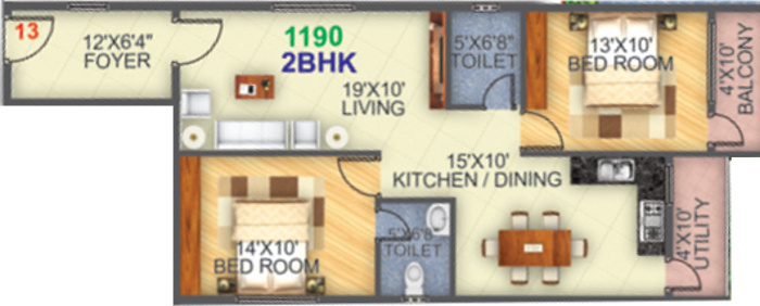 sun blossom Floor Plan Floor Plan
