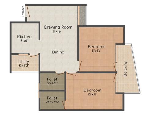 Priya Ranga Enclave (2BHK+2T (1,100 sq ft) 1100 sq ft) Priya Ranga Enclave (2BHK+2T (1,100 sq ft) 1100 sq ft)