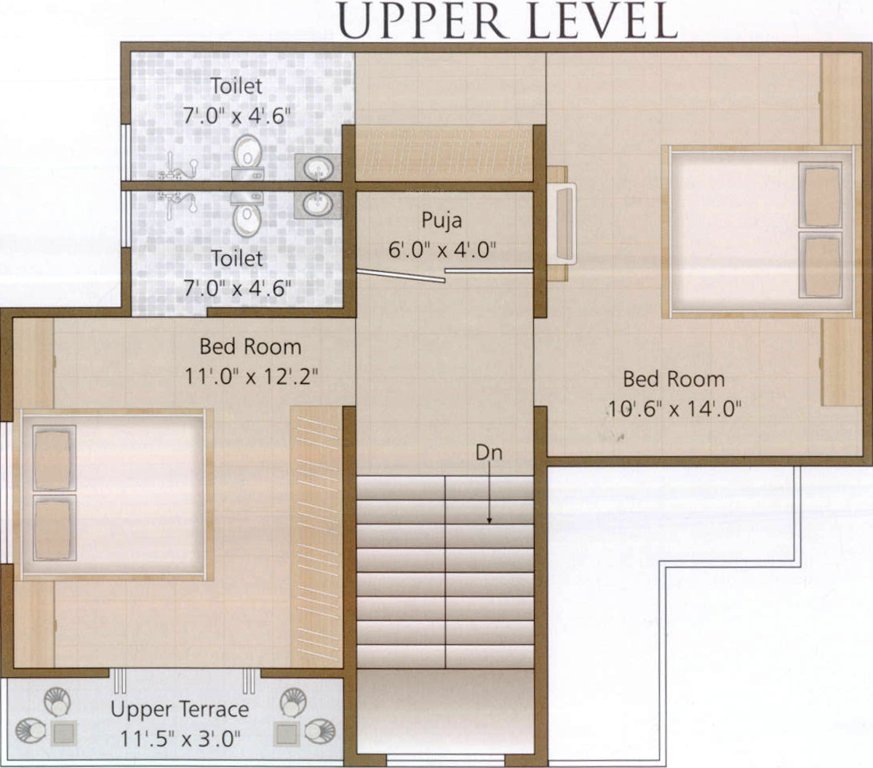 Param Greens (3BHK+3T (1,610 sq ft) + Pooja Room 1610 sq ft)