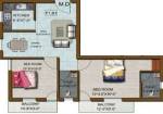 Kalai Magestic (2BHK+2T (835 sq ft) 835 sq ft) Kalai Magestic (2BHK+2T (835 sq ft) 835 sq ft)
