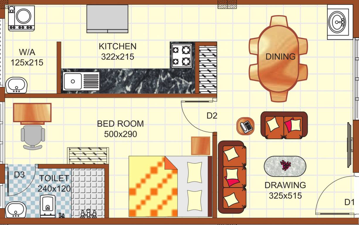 Verdant Woods (1BHK+1T (645 sq ft) 645 sq ft) Verdant Woods (1BHK+1T (645 sq ft) 645 sq ft)