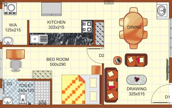 Verdant Woods (1BHK+1T (645 sq ft) 645 sq ft) Verdant Woods (1BHK+1T (645 sq ft) 645 sq ft)