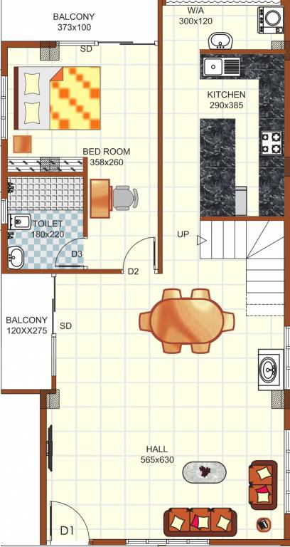 Verdant Woods (3BHK+3T (2,285 sq ft) 2285 sq ft)