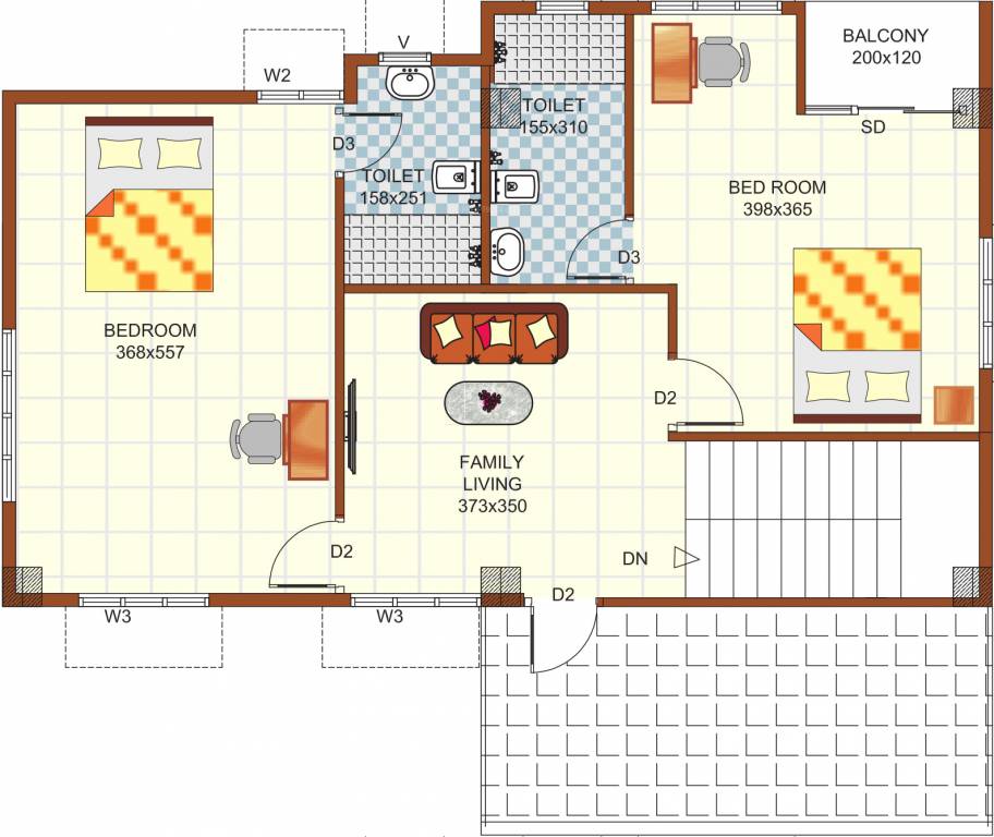 Verdant Woods (3BHK+3T (2,715 sq ft) + Study Room 2715 sq ft) Verdant Woods (3BHK+3T (2,715 sq ft) + Study Room 2715 sq ft)