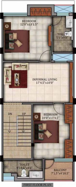 Abhimanyu Chellapas (3BHK+4T (1,956 sq ft) 1956 sq ft)