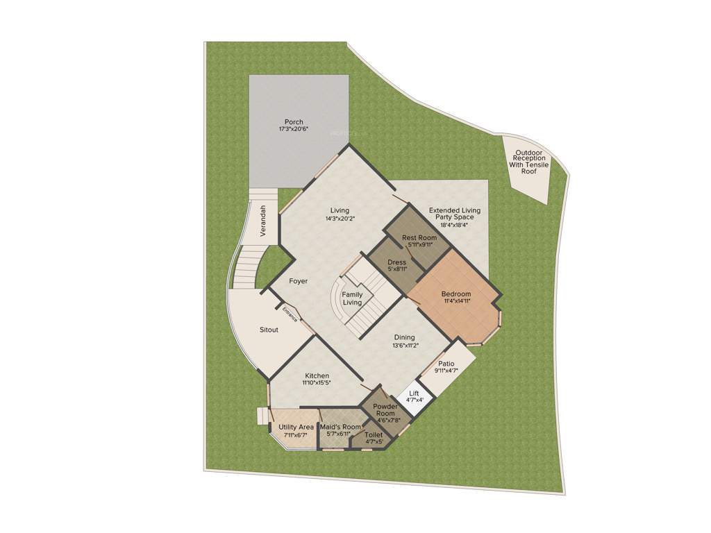 Anna Villa Florenza (4BHK+5T (5,019 sq ft) 5019 sq ft)