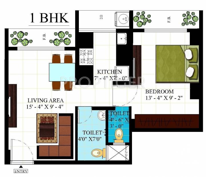 Shikara Estates Phase 2 (1BHK+1T (600 sq ft) 600 sq ft)