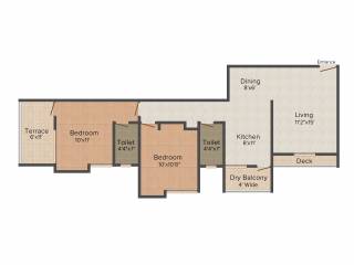 DA Borade and Sons Bhondve Orchid (2BHK+2T (1,044 sq ft) 1044 sq ft) DA Borade and Sons Bhondve Orchid (2BHK+2T (1,044 sq ft) 1044 sq ft)