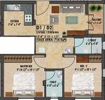 Ranga Gomathi (2BHK+2T (714 sq ft) 714 sq ft)