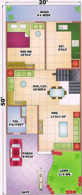 casa greens villas Floor Plan Ground Floor Plan
