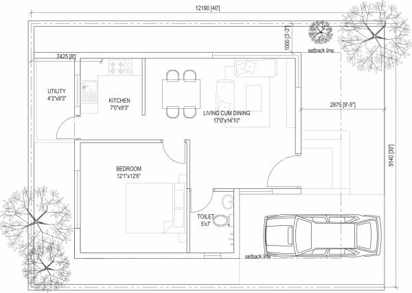 Esteem Misty Hills Villa (1BHK+1T (745 sq ft) 745 sq ft)