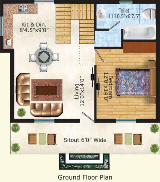 Sheetalnath Vintage (2BHK+2T (1,450 sq ft) 1450 sq ft)