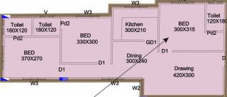 Chandrathara Phase 1 (3BHK+3T (1,170 sq ft) 1170 sq ft) Chandrathara Phase 1 (3BHK+3T (1,170 sq ft) 1170 sq ft)