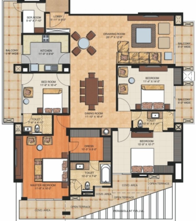 Swastik Paradise (4BHK+3T (2,858 sq ft) 2858 sq ft)
