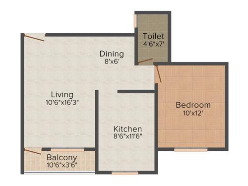 Land Elite (1BHK+1T (710 sq ft) 710 sq ft) Land Elite (1BHK+1T (710 sq ft) 710 sq ft)