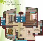 Vanshi Central Greens (3BHK+3T (1,700 sq ft) 1700 sq ft)