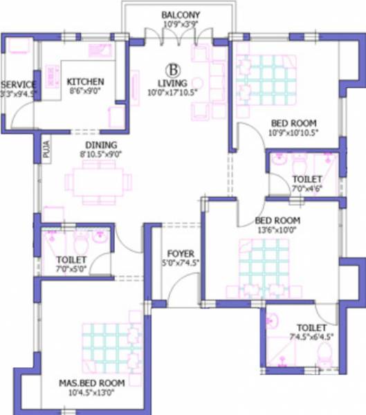 Firm Palani Nivas (3BHK+3T (1,400 sq ft) 1400 sq ft) Firm Palani Nivas (3BHK+3T (1,400 sq ft) 1400 sq ft)