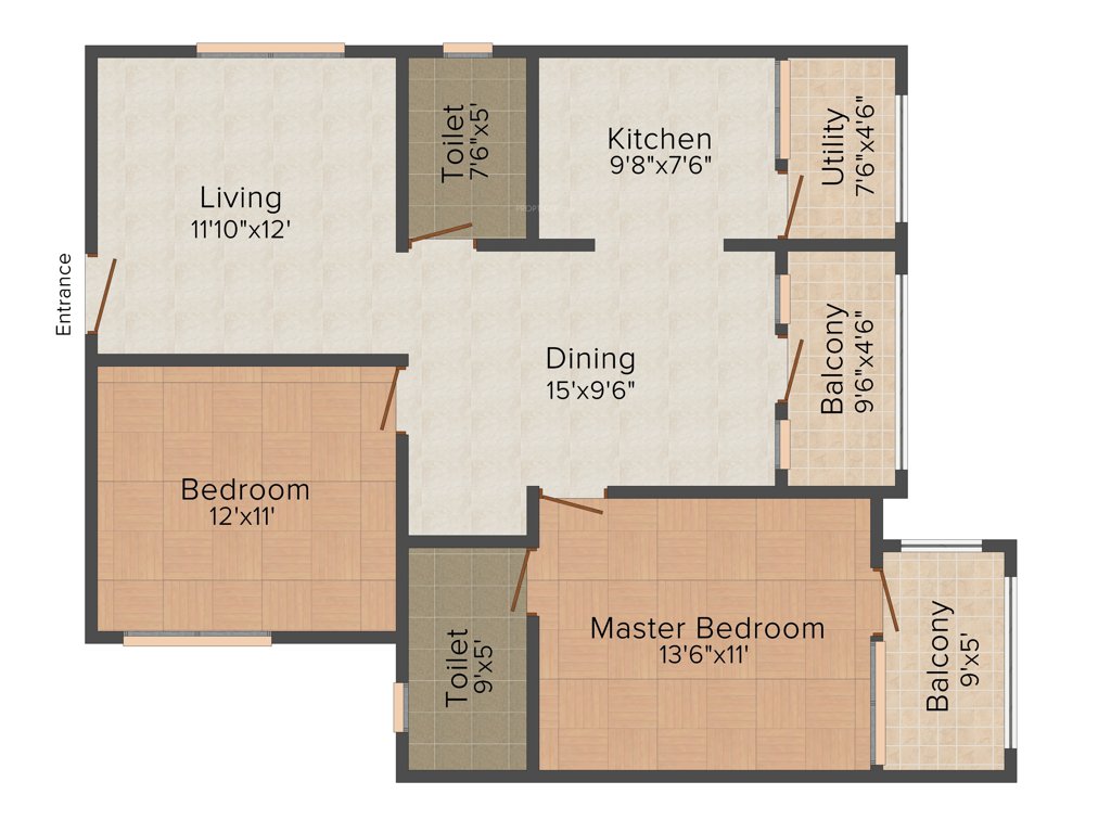 Prime Environs (2BHK+2T (1,140 sq ft) 1140 sq ft)