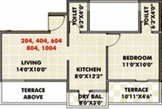 Shubh Skypoint (1BHK+2T (645 sq ft) 645 sq ft) Shubh Skypoint (1BHK+2T (645 sq ft) 645 sq ft)