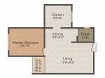 Nirmaan Madhuban (1BHK+1T (680 sq ft) 680 sq ft)