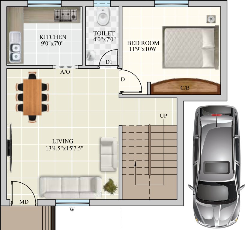 Prem Opulent (3BHK+3T (1,710 sq ft) 1710 sq ft)