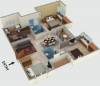 Alliance Galleria Residences (3BHK+2T (1,365 sq ft) 1365 sq ft)