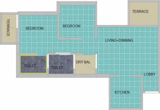 Sai Elouera (2BHK+2T (982 sq ft) 982 sq ft) Sai Elouera (2BHK+2T (982 sq ft) 982 sq ft)