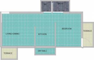 Sai Elouera (1BHK+1T (710 sq ft) 710 sq ft) Sai Elouera (1BHK+1T (710 sq ft) 710 sq ft)