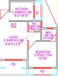 Tejas Payas (1BHK+1T (627 sq ft) 627 sq ft) Tejas Payas (1BHK+1T (627 sq ft) 627 sq ft)