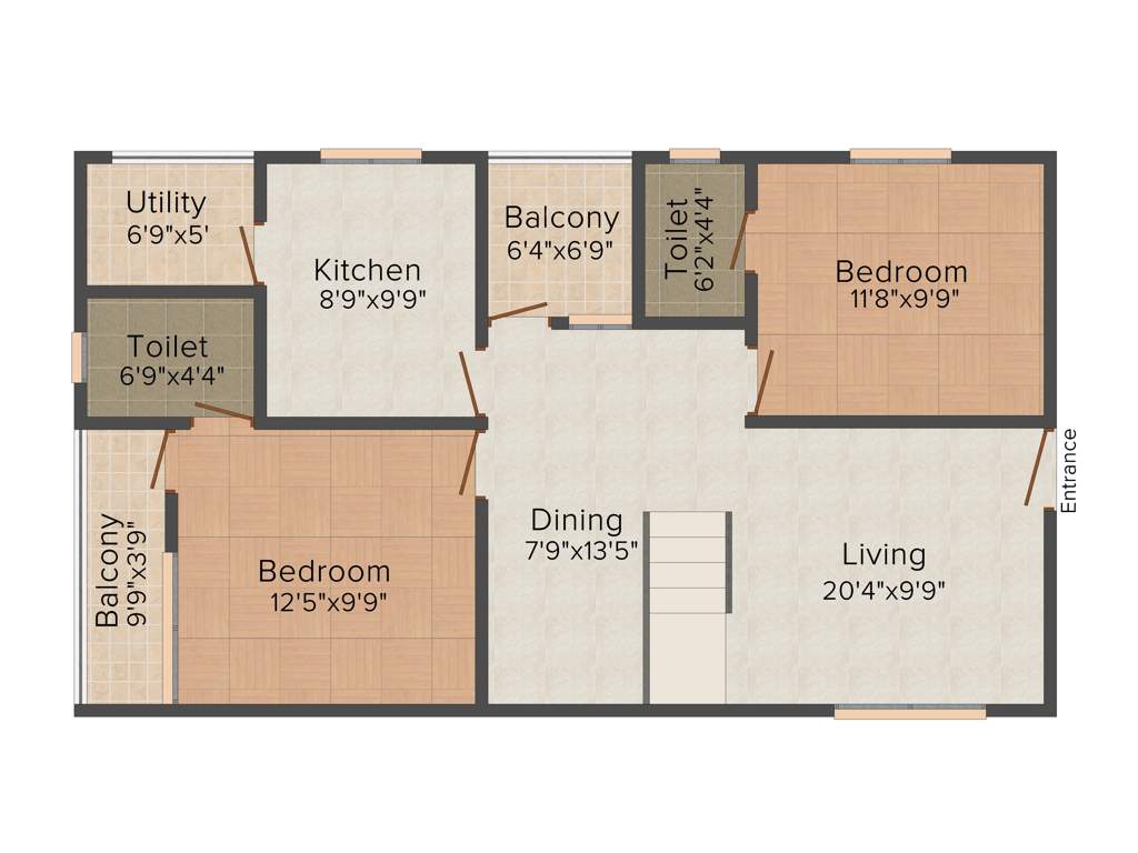 Siddhi Lakshmi Prabha (4BHK+4T (1,729 sq ft) 1729 sq ft)