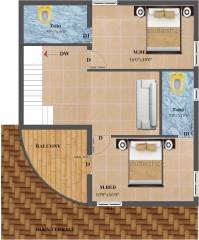 Green Nest Green Nest Villas (3BHK+3T (1,450 sq ft) 1450 sq ft)