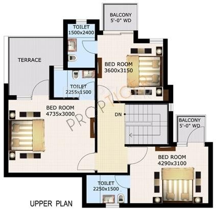 Sidhartha NCR Lotus (4BHK+4T (2,514 sq ft)   Servant Room 2514 sq ft)