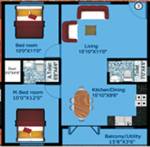 DS DSMAX SOLITAIRE (2BHK+2T (1,050 sq ft) 1050 sq ft) DS DSMAX SOLITAIRE (2BHK+2T (1,050 sq ft) 1050 sq ft)