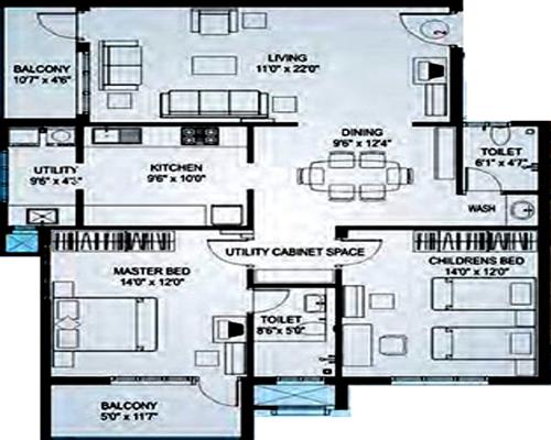 Nirmaan Homes Bhargavi Gloria Residency (2BHK+2T (1,195 sq ft) 1195 sq ft) Nirmaan Homes Bhargavi Gloria Residency (2BHK+2T (1,195 sq ft) 1195 sq ft)