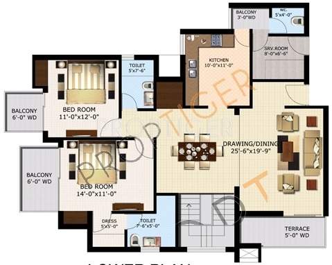 Sidhartha NCR Lotus (5BHK+5T (3,672 sq ft)   Servant Room 3672 sq ft)