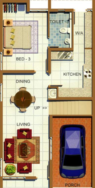 Si Hest Hill Village (3BHK+3T (1,611 sq ft) 1611 sq ft)