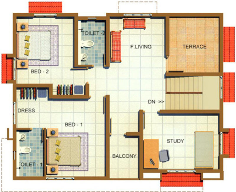 2045 sq ft 3 BHK 3T Villa for Sale in Si Homes Hest Hill Village ...