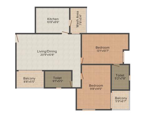 Si Ferntree Heights (2BHK+2T (1,199 sq ft) 1199 sq ft) Si Ferntree Heights (2BHK+2T (1,199 sq ft) 1199 sq ft)