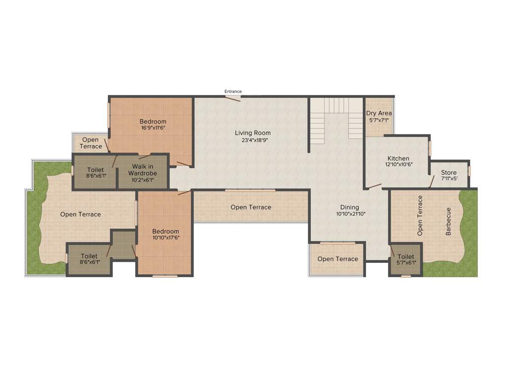 Olive Iantha (4BHK+5T (3,848 sq ft) 3848 sq ft)