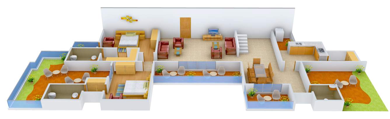 Olive Iantha (4BHK+5T (3,848 sq ft) 3848 sq ft)