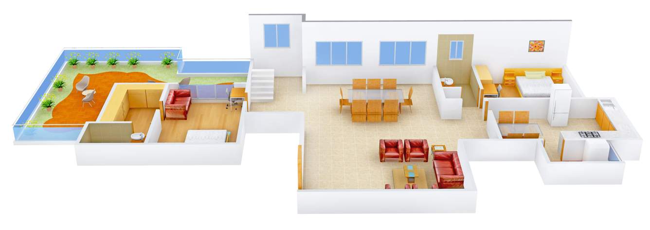 Olive Iantha (4BHK+4T (3,430 sq ft) 3430 sq ft)