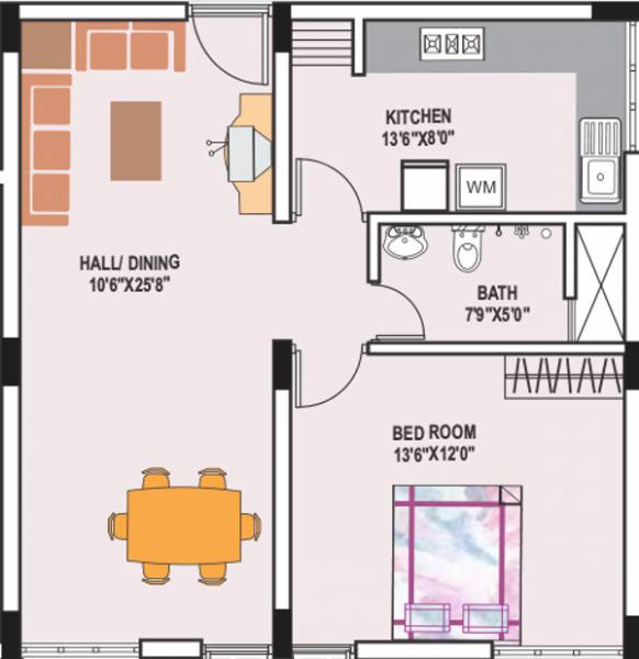 Land Links Ashoka Excellency (1BHK+1T (860 sq ft) 860 sq ft) Land Links Ashoka Excellency (1BHK+1T (860 sq ft) 860 sq ft)