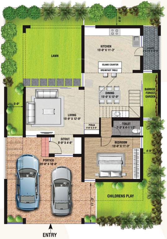  little lillies Floor Plan Ground Floor Plan