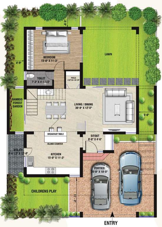 little lillies Floor Plan Ground Floor Plan