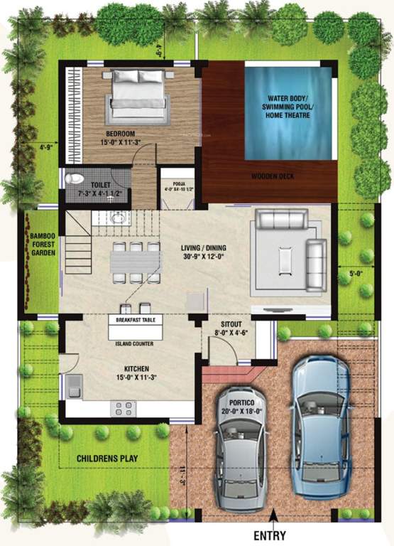  little lillies Floor Plan Ground Floor Plan