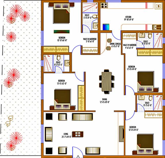 Global Constructions Co Pride (4BHK+4T (2,870 sq ft) 2870 sq ft)