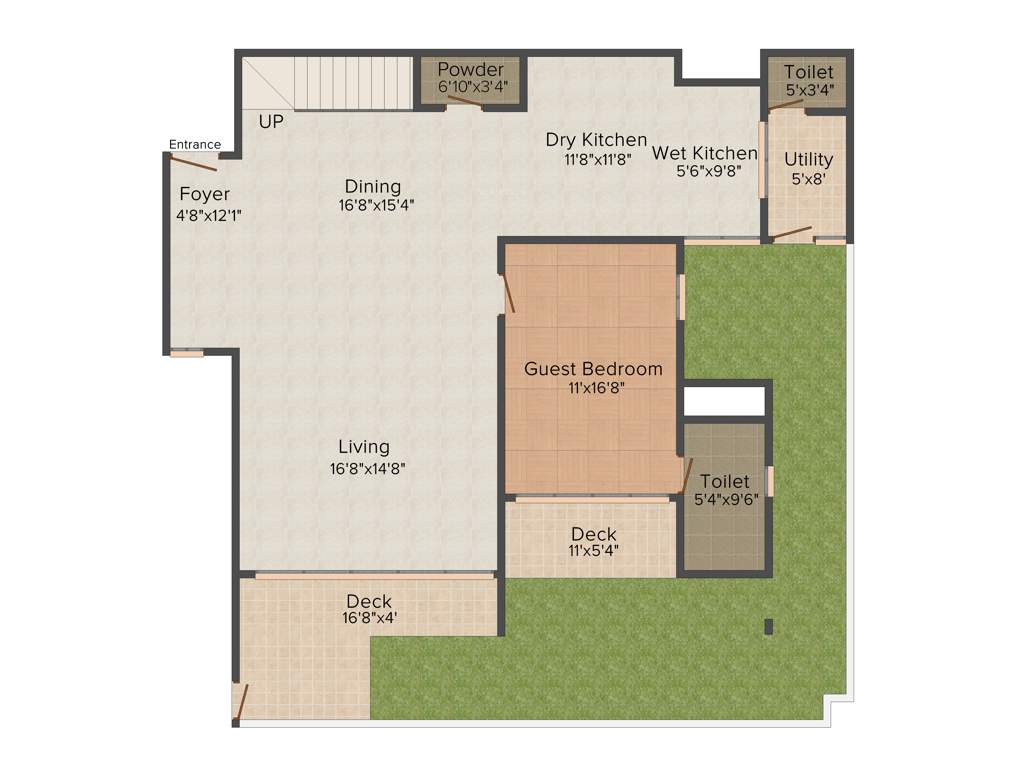 Inner Meadow In The Sun (4BHK+4T (2,890 sq ft) 2890 sq ft)